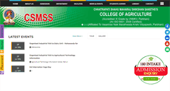 Desktop Screenshot of csmssagri.com