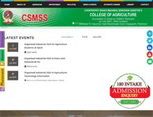 Tablet Screenshot of csmssagri.com